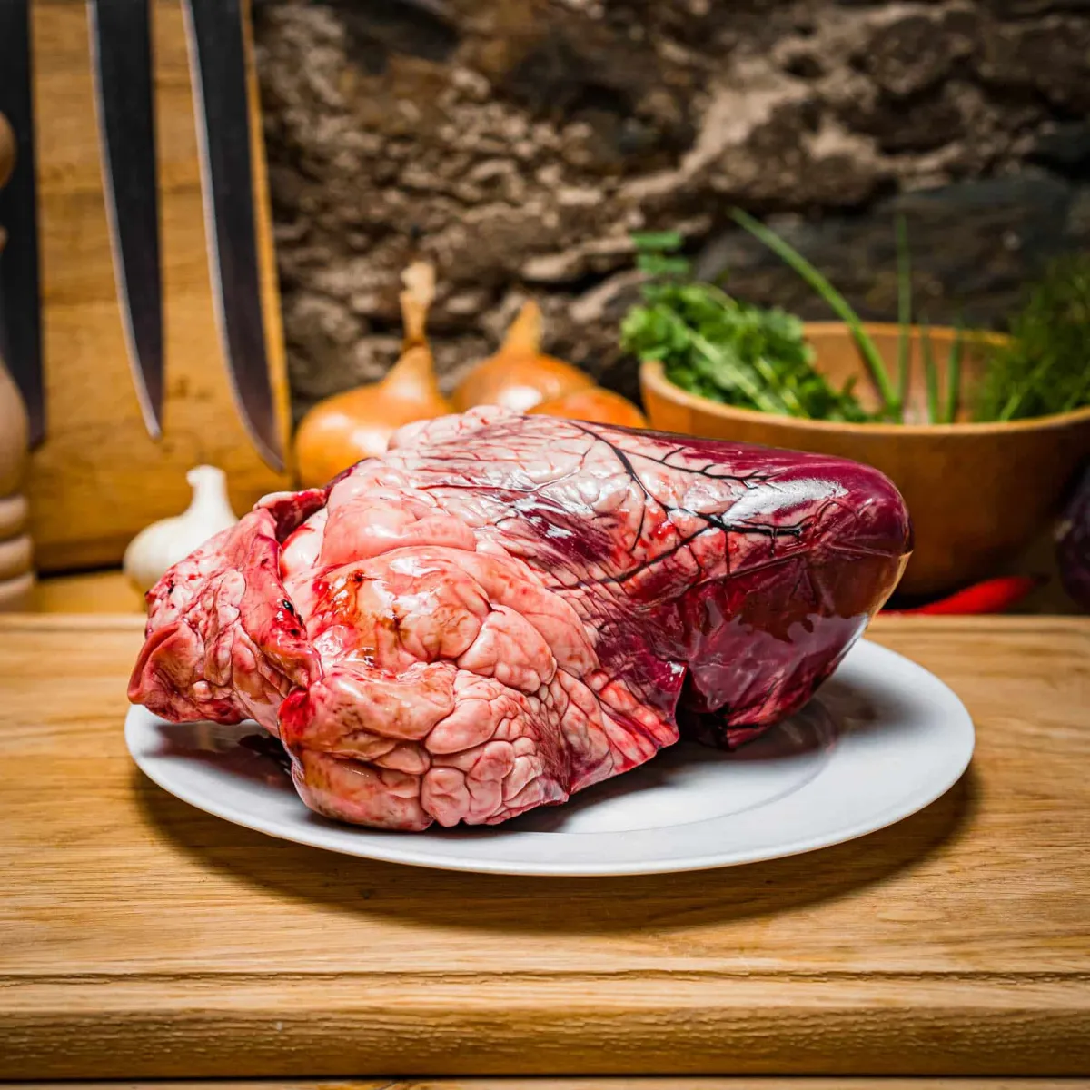 Frozen Beef Hearts